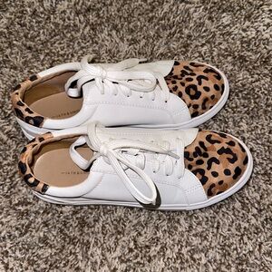 Leopard sneakers size 6
